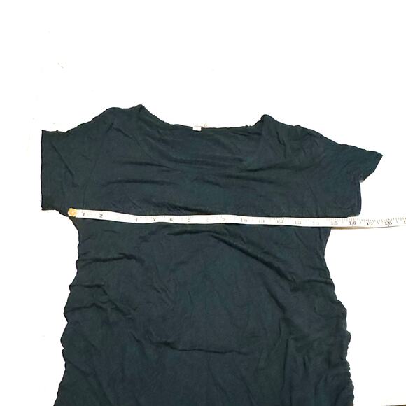 Pink Blush Ruched Maternity Short Sleeve T-Shirt Top Women's S Small - Picture 7 of 8